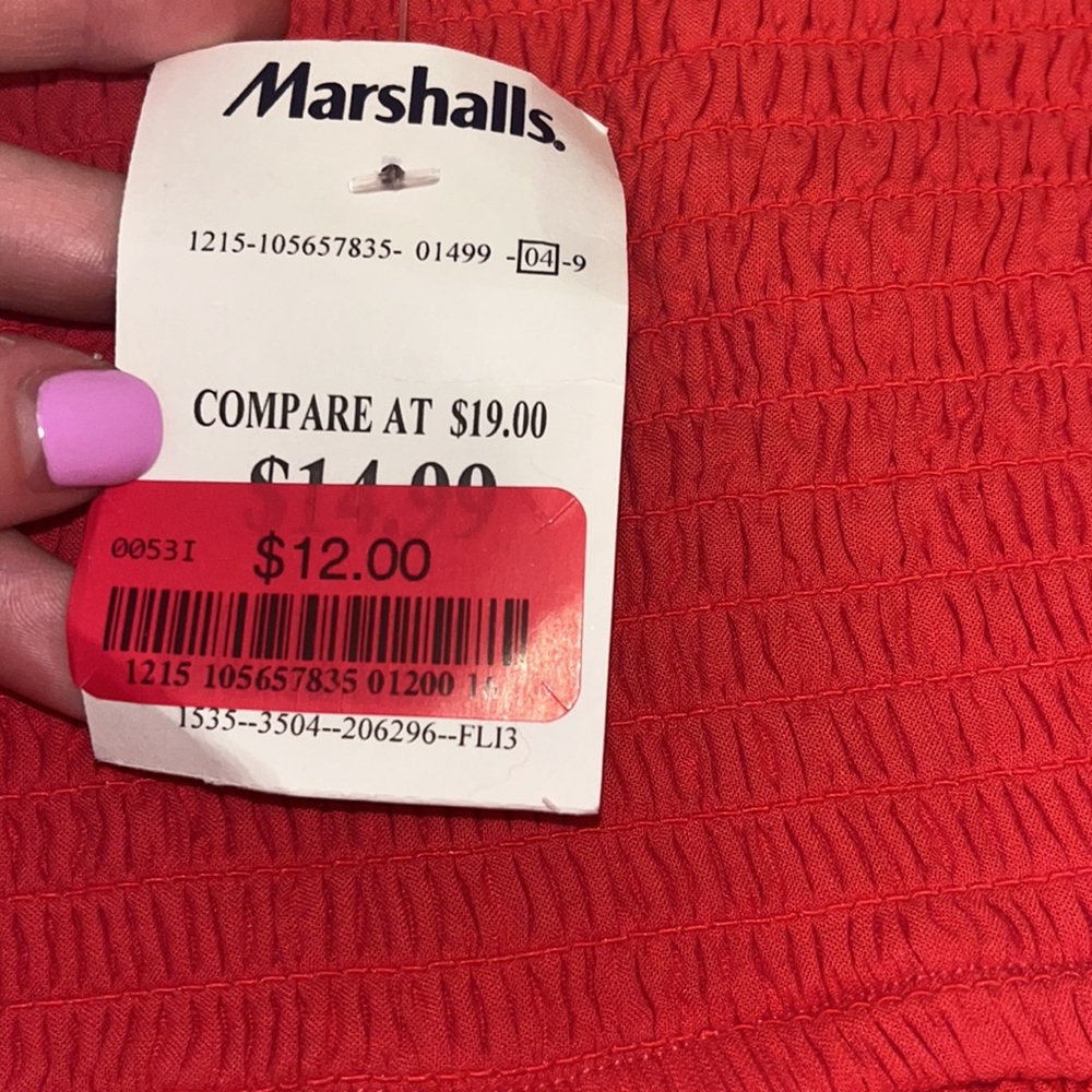 Red Ruffled Top. - Picture 5 of 5